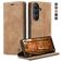 CaseMe 013 Housse Samsung Galaxy S26 Plus Etui Porte-Monnaie - Marron