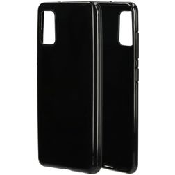 Mobiparts Classic Samsung Galaxy A41 TPU souple Coque arrière - Noir