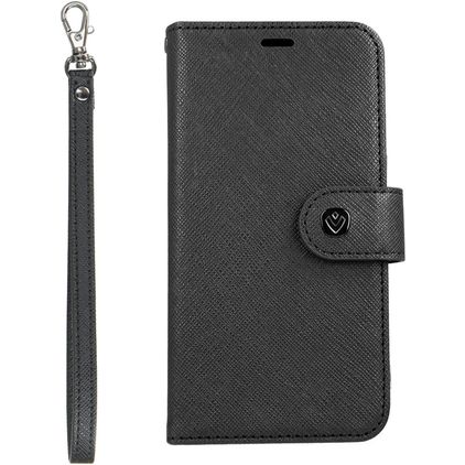 Valenta Housse iPhone 11 Pro Max Etui Porte-Monnaie - Black Nuit