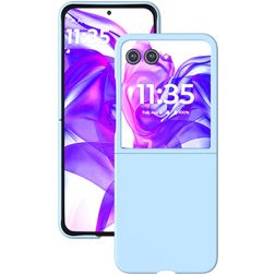 Mobigear Colors Motorola Razr 50 Ultra Plastique rigide Coque arrière - Bleu layette