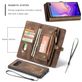 Caseme 008 Housse Samsung Galaxy S10 Etui avec Coque Détachable Porte-Monnaie - Marron