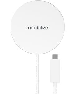 Mobilize Magnetic - Simple USB-C USB-C 1.2 mètres 25W - Blanc