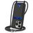 Mobigear Lanyard Card iPhone 16 Pro Max Coque avec cordon en Silicone et Porte-Cartes - Noir