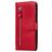 Mobigear Zipper Housse Xiaomi Mi Note 10 Lite Etui Porte-Monnaie - Rouge