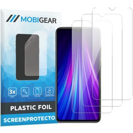 Mobigear Xiaomi Redmi Note 8 Pro Protection d'écran Film - Compatible Coque (Lot de 3)