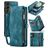 Caseme 008 Housse Samsung Galaxy S23 FE Etui avec Coque Détachable Porte-Monnaie - Bleu