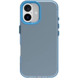 Mobigear Crystal Coque iPhone 16 Coque arrière Rigide - Bleu