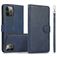 Mobigear Wallet Housse iPhone 16 Pro Etui avec Coque Détachable Porte-Monnaie - Bleu