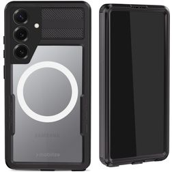 Mobilize Waterproof Coque Samsung Galaxy S25 Plus MagSafe Coque arrière Imperméable Rigide - Noir