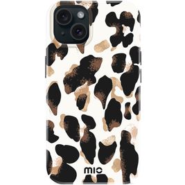 MIO Coque iPhone 15 MagSafe Coque arrière Rigide - Leopard