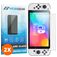 Mobigear Nintendo Switch OLED Verre trempé Protection d'écran - Compatible Coque - Noir (Lot de 2)