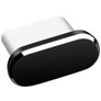 Mobigear Essentials Bouchon Anti-poussière en Aluminium - USB-C - Noir (Lot de 2)