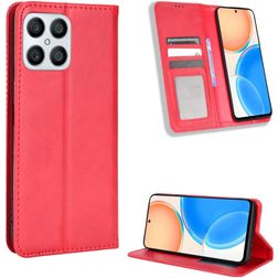 Mobigear Sensation Housse HONOR X8 Etui Porte-Monnaie - Rouge
