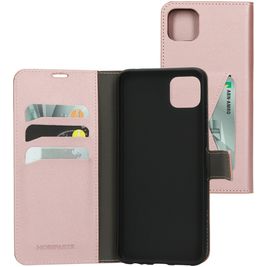 Mobiparts Classic Wallet Housse Samsung Galaxy A22 5G Etui Porte-Monnaie - Rose