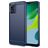 Mobigear Brushed Slim Coque Motorola Moto E13 Coque arrière en TPU Souple - Bleu