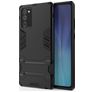 Mobigear Armor Stand Coque Samsung Galaxy Note 20 Ultra Coque arrière Rigide Anti-Chocs avec Support Amovible - Noir