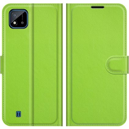 Mobigear Classic Housse Realme C11 (2020) Etui Porte-Monnaie - Vert