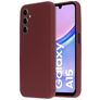 Mobiparts Coque Samsung Galaxy A15 Coque arrière en Silicone - Plum Red
