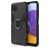 Mobigear Armor Ring Coque Samsung Galaxy A22 5G Coque arrière Rigide Anti-Chocs avec Anneau-Support - Noir