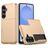 Mobigear Card Coque Samsung Galaxy S26 Plus Coque arrière Rigide Anti-Chocs avec Porte-Cartes - Or