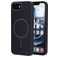 Mobiparts Slim Line Coque iPhone 16e MagSafe Coque arrière Rigide - Onyx Black
