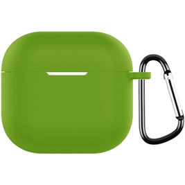 Mobigear Colors Coque Apple AirPods 4 Coque en Silicone Souple - Vert Mobigear Colors Coque Apple AirPods 4 Coque en Silicone Souple - Vert