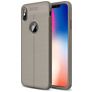 Mobigear Luxury Coque iPhone XS Max Coque arrière en TPU Souple - Gris