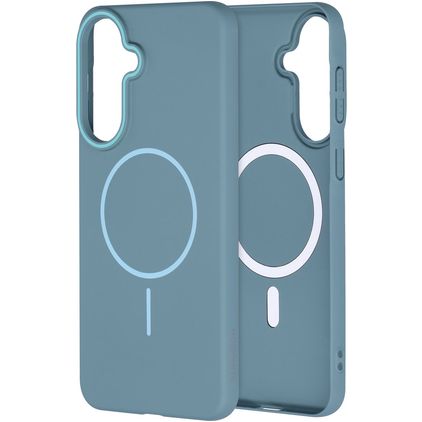 Mobiparts Slim Line Coque Samsung Galaxy A37 MagSafe Coque arrière Rigide - Sage Green