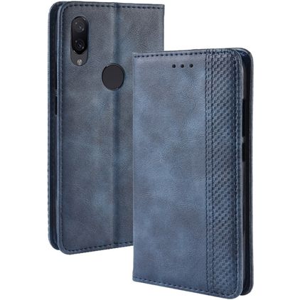 Mobigear Sensation Housse Xiaomi Redmi Note 7 Etui Porte-Monnaie - Bleu