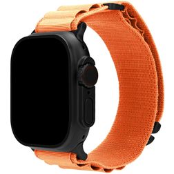 Mobilize Alpine Bracelet Nylon Apple Watch Fermeture boucle ardillon - 42/41/40/38 mm - Orange