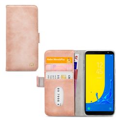 Mobilize Elite Gelly Housse Samsung Galaxy J6 (2018) Etui Porte-Monnaie - Soft Pink