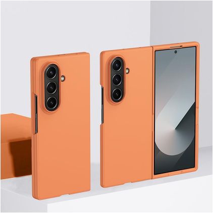 Mobigear Colors Samsung Galaxy Z Fold 7 Plastique rigide Coque arrière - Orange