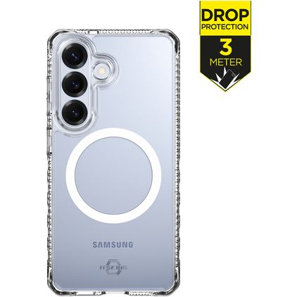 ITSKINS Level 2 HybridMagClear R Coque Transparente Samsung Galaxy S26 MagSafe Coque arrière Rigide Anti-Chocs - Transparent