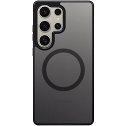 Valenta Frost MagSafe Coque Samsung Galaxy S25 Ultra MagSafe Coque arrière Rigide - Noir