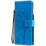 Mobigear Tree Housse Samsung Galaxy S21 Etui Porte-Monnaie - Bleu