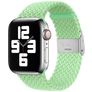 Mobigear Braided Bracelet Nylon Apple Watch Fermeture à pince - 49/46/45/44 mm - Citron vert
