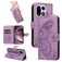Mobigear Butterfly Housse OnePlus 15 Etui Porte-Monnaie - Violet