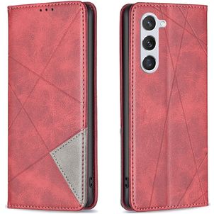 Mobigear Rhombus Slim Housse Samsung Galaxy S24 Etui - Rouge