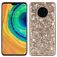 Mobigear Glitter Coque Huawei Mate 30 Coque arrière Rigide - Or