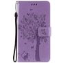Mobigear Tree Housse Samsung Galaxy S21 Etui Porte-Monnaie - Violet