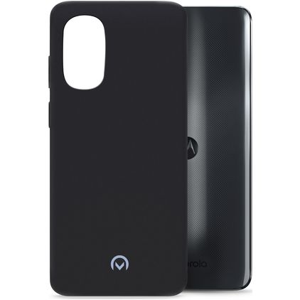 Mobilize Rubber Gelly Motorola Moto G82 TPU souple Coque arrière - Matt Black
