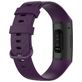Mobigear Cross Bracelet Silicone Fitbit Charge 3 Fermeture boucle ardillon - Bordeaux