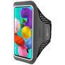 Mobiparts Comfort Fit Brassard Téléphone Samsung Galaxy A51 Brassard Coque de Sport en Neoprène - Noir