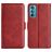 Mobigear Slim Magnet Housse Motorola Edge 30 Etui Porte-Monnaie - Rouge