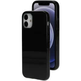 Mobiparts Classic Coque iPhone 12 Mini Coque arrière en TPU Souple - Matt Black