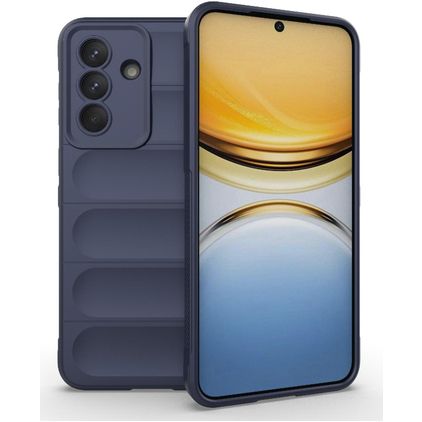 Mobigear Bumpy Samsung Galaxy A57 TPU souple Coque arrière - Bleu foncé