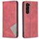Mobigear Rhombus Slim Housse Samsung Galaxy S24 Plus Etui - Rouge