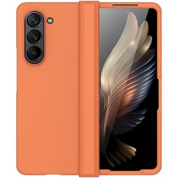 Mobigear Colors Coque Samsung Galaxy Z Fold 5 Coque arrière en TPU Souple - Orange
