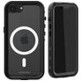 Mobilize Waterproof Coque iPhone 16e MagSafe Coque arrière Imperméable Rigide - Noir
