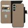 Mobiparts Housse Samsung Galaxy A34 Etui avec Coque Détachable en Cuir Véritable Porte-Monnaie - Taupe